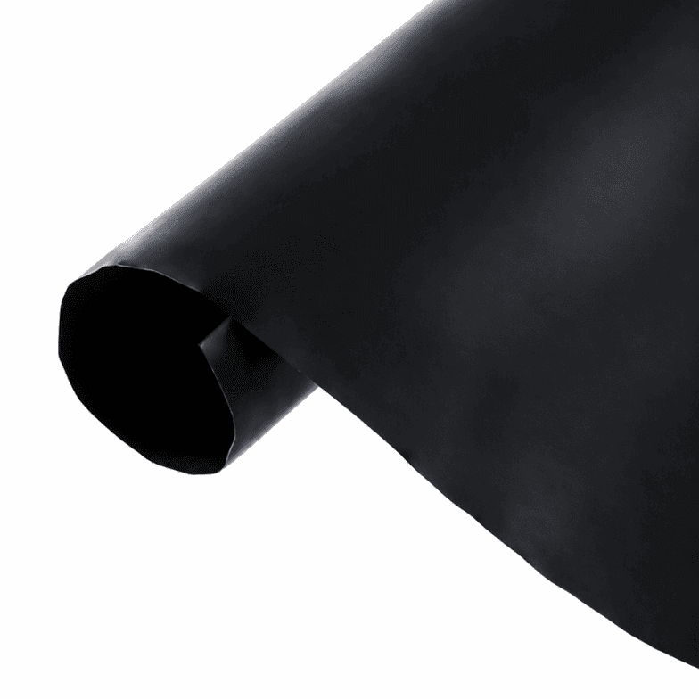 Feuille de téflon noire enroulée