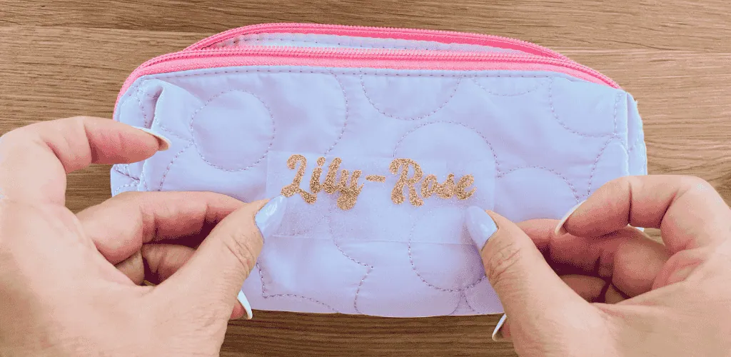 Trousse personnalisée avec prénom