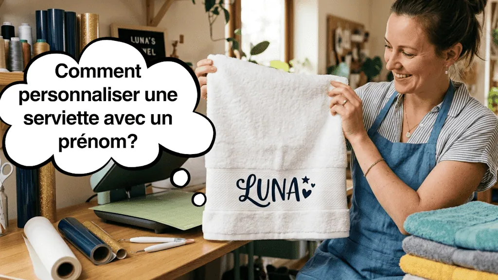 DIY serviette personnaliser