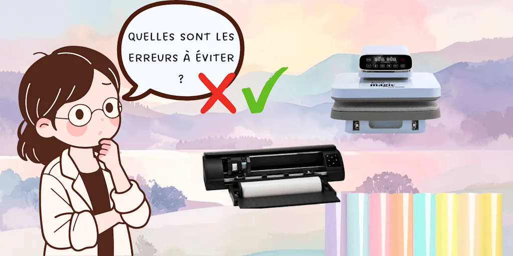 erreurs avec le flex thermocollant