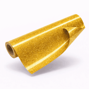 Flex thermocollant pailleté doré