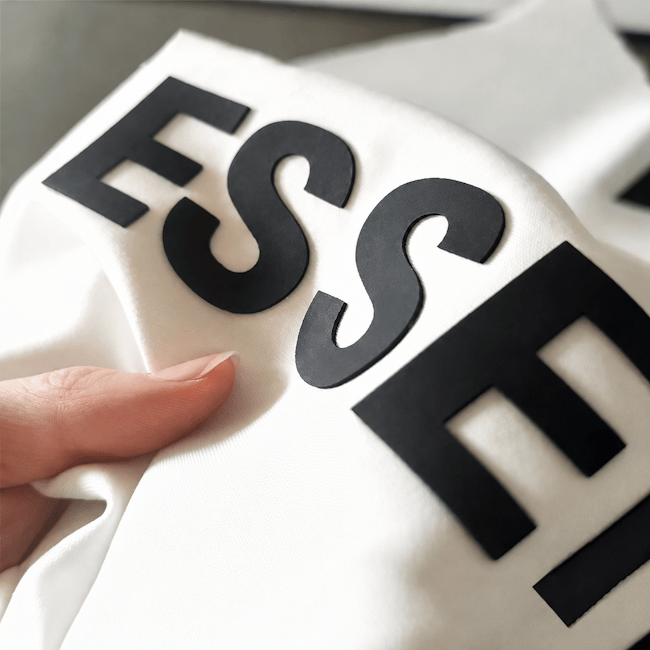 Flex thermocollant 3D noir customisation