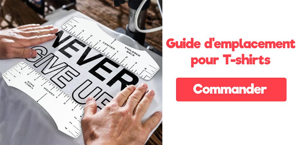 Acheter le guide d'emplacement pour impression sur t-shirt