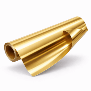 Flex thermocollant métallique doré