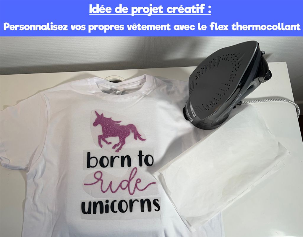 Idée de projet créatif avec le flex thermocollant