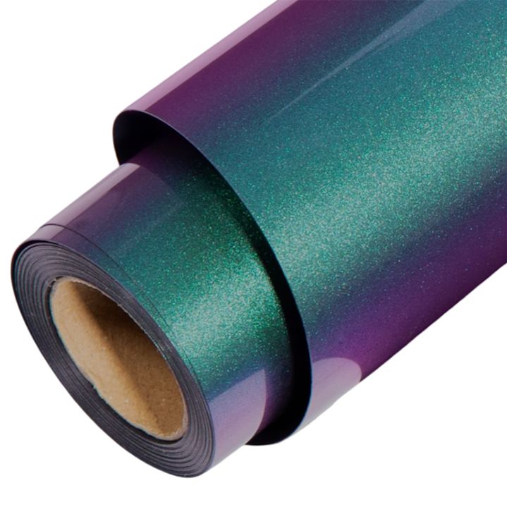 Flex Thermocollant Caméléon Vert Foncé / Violet