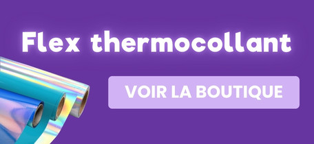 boutique de flex thermocollant bleu