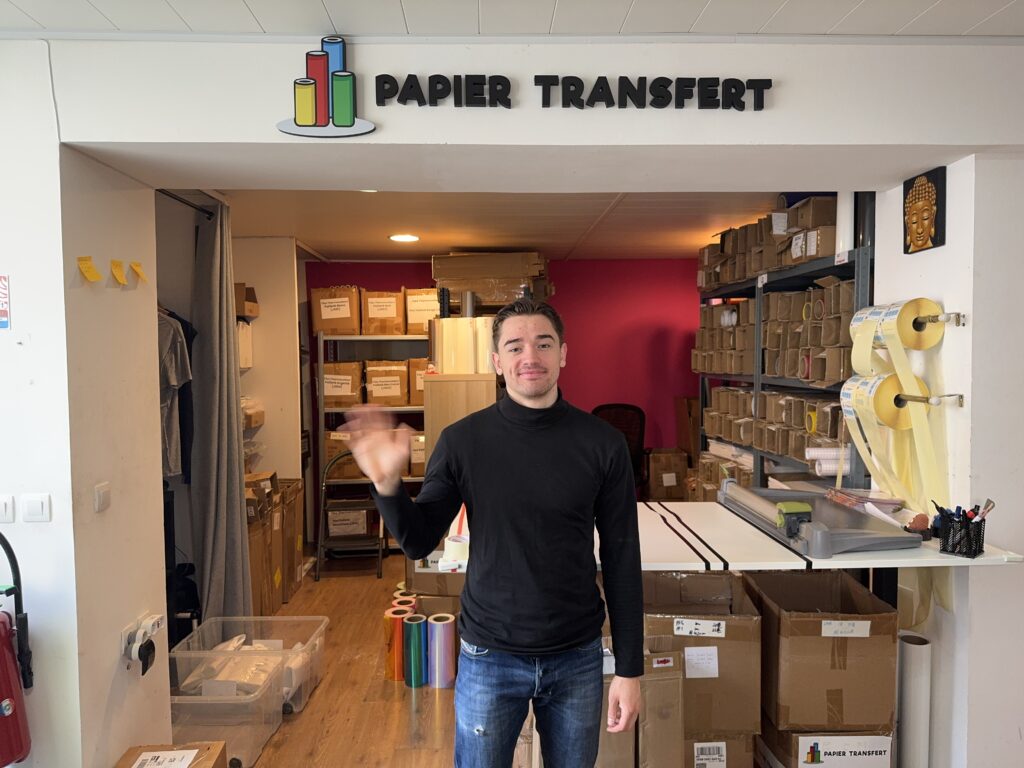 Tim Fondateur de la société Papier-Transfert