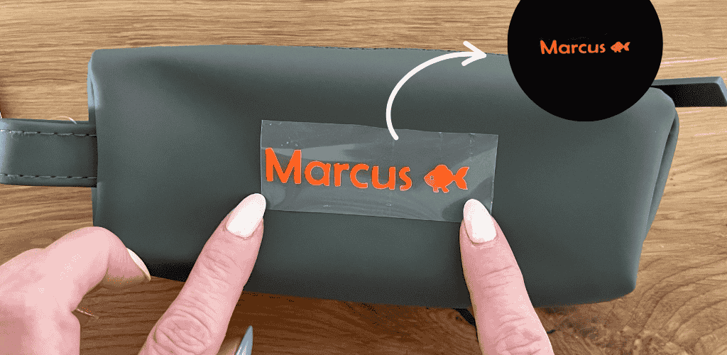 Application du flex fluo sur la trousse