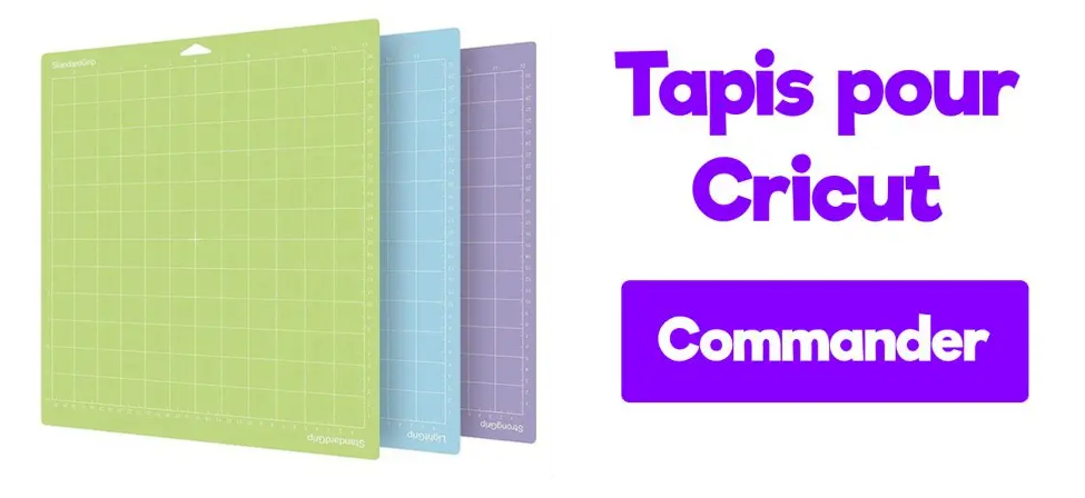 Commander tapis de découpe pour cricut