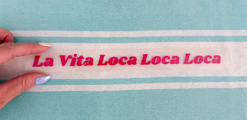Fouta personnalisée en flex