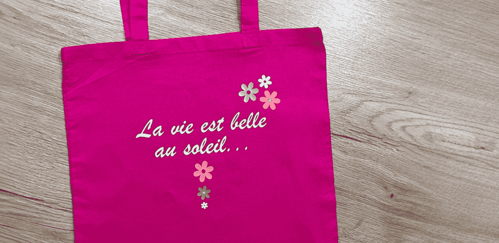 Tote-bag personnalisé flocage