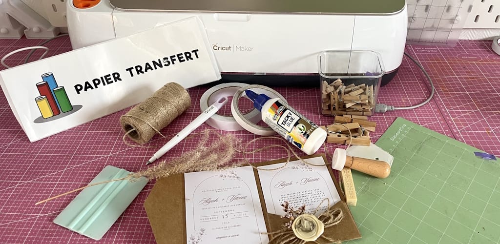 Comment faire un faire-part de mariage à la Cricut
