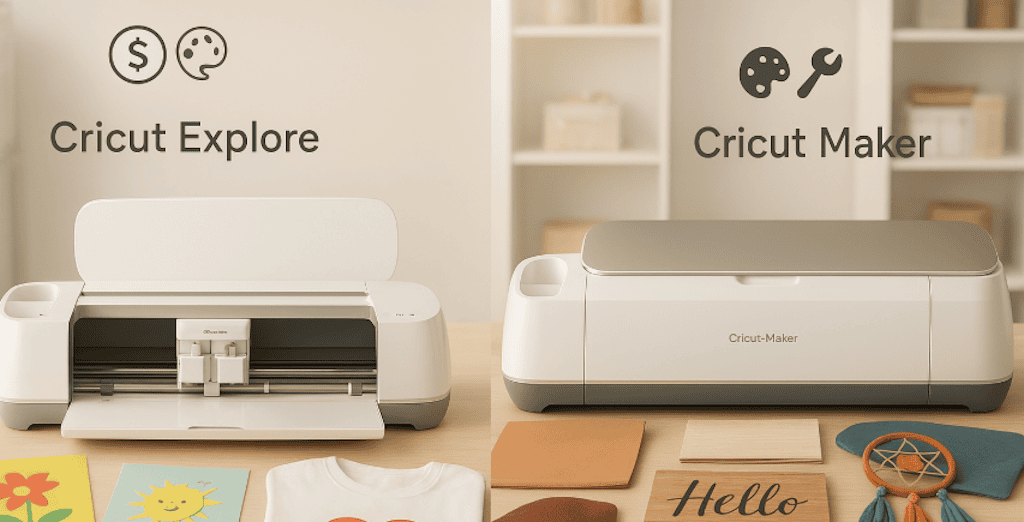 Cricut maker et cricut explore