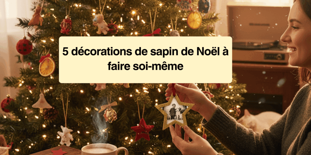 5 déco de sapin de Noël à faire soi-même