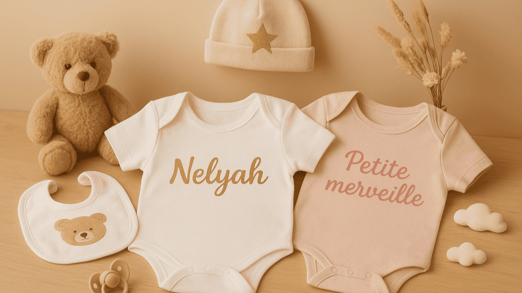 personnaliser des vêtements de bébé