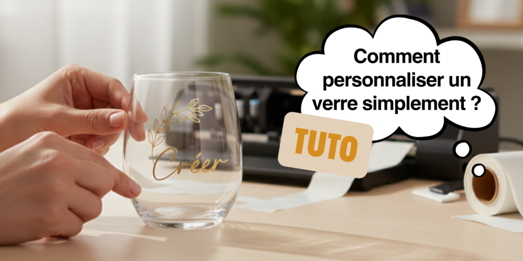 DIY personnalise un verre