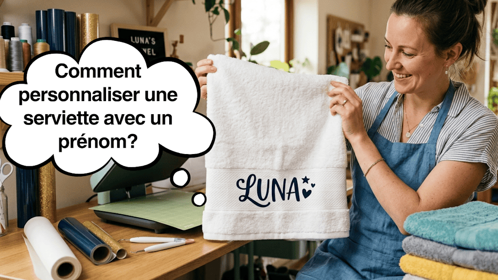 DIY serviette personnaliser