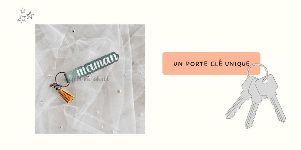 DIY porte clé personnalisé